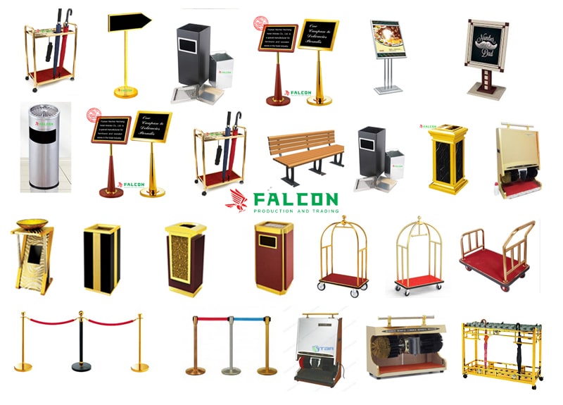 Thiết bị đồ dùng tiền sảnh Falcon cung cấp chất lượng cao, giá rẻ